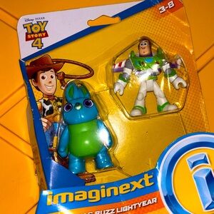 IMAGINEXT TOY STORY 4 Bunny & Buzz Lightyear Figures